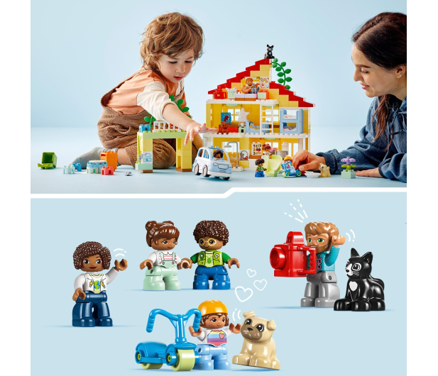 LEGO Outlet Duplo 10994 Dom rodzinny 3w1 - 1567013 - zdjęcie 6
